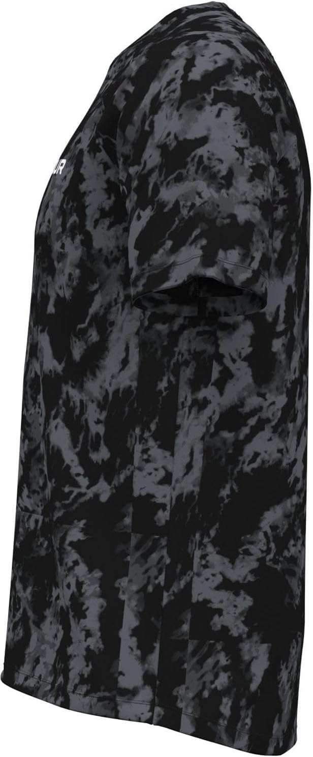 Under Armour - Mens Tech ABC Camo T-Shirt, Color Black/White (001), Size: X-Small