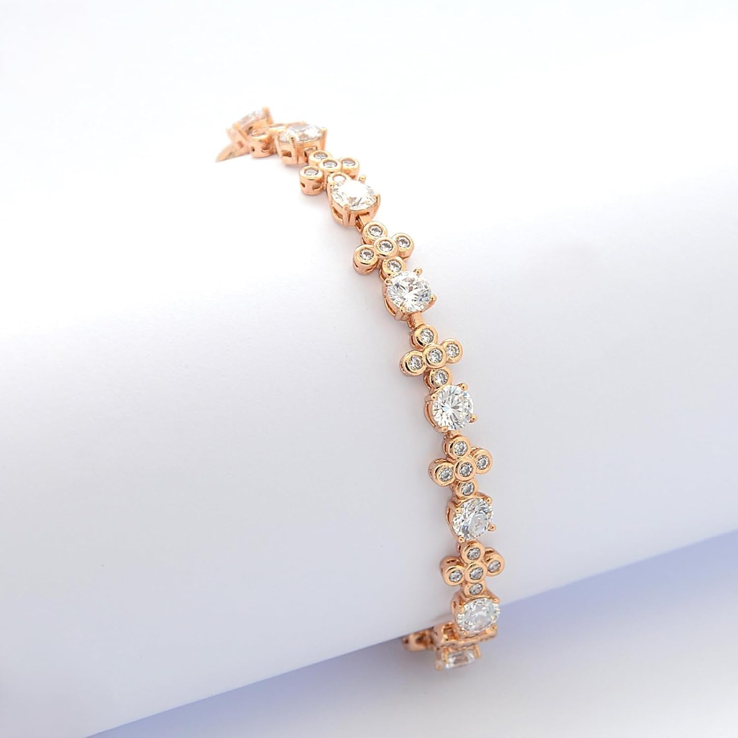 Green/Red/Blue/White/Orange Lucky Straw Bracelet with Cubic Zirconia Gemstones for Women for Gift. - Image 2