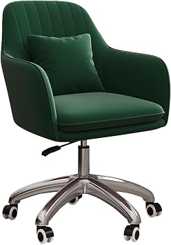 Ergonomic Swivel Computer Chair for Home - Height Adjustable, Work Chair with Backrest and Wheels