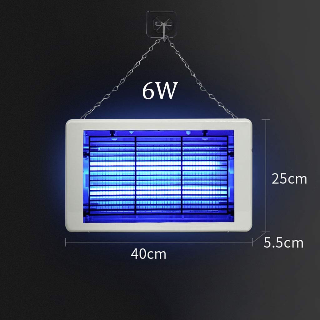 Trappola per zanzare elettrica, Lampada antizanzare per Interni, Lampada UV antizanzare per casa e Commerciale, Lampada antizanzare a LED