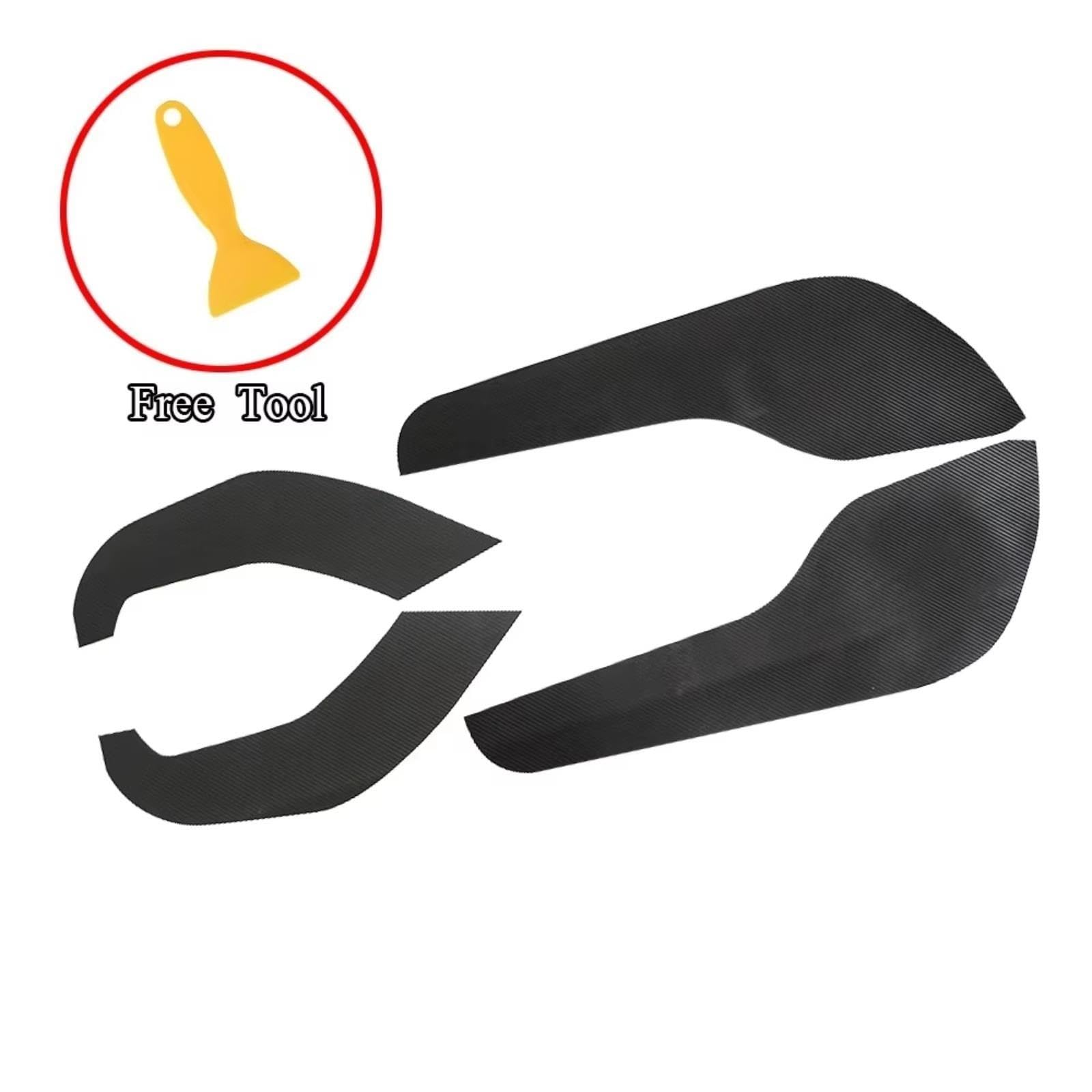 Adesivi Per Pulsanti Auto Per Ford Per Ecosport Adesivo Interni Auto | Per 2013 2014 2015 2016 2017 2018 2019 2020 Auto Porta Pannello Di Protezione Adesivo Accessori Auto