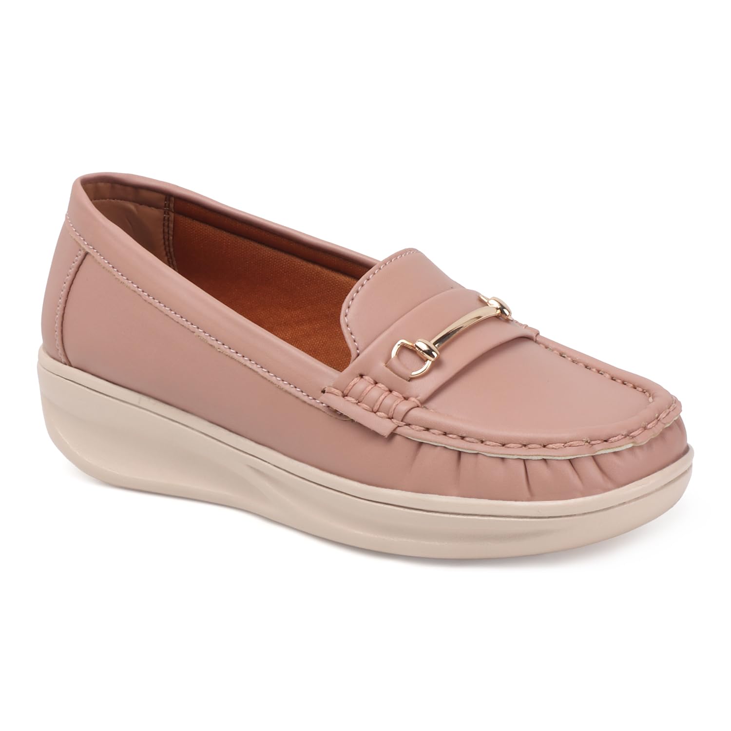 Chunky Slip-On Loafers for Women & Girls - Casual Comfort, Trendy Style, Easy Wear-image-47