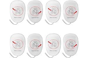 Certified Zoll AED Plus Training Pads, Pack Of 4 Pairs