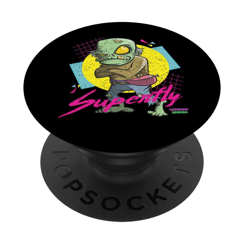 Amazon Com Unicorns Zombies Superfly Zombie Retro 80 S Popsockets Grip And Stand For Phones And Tablets