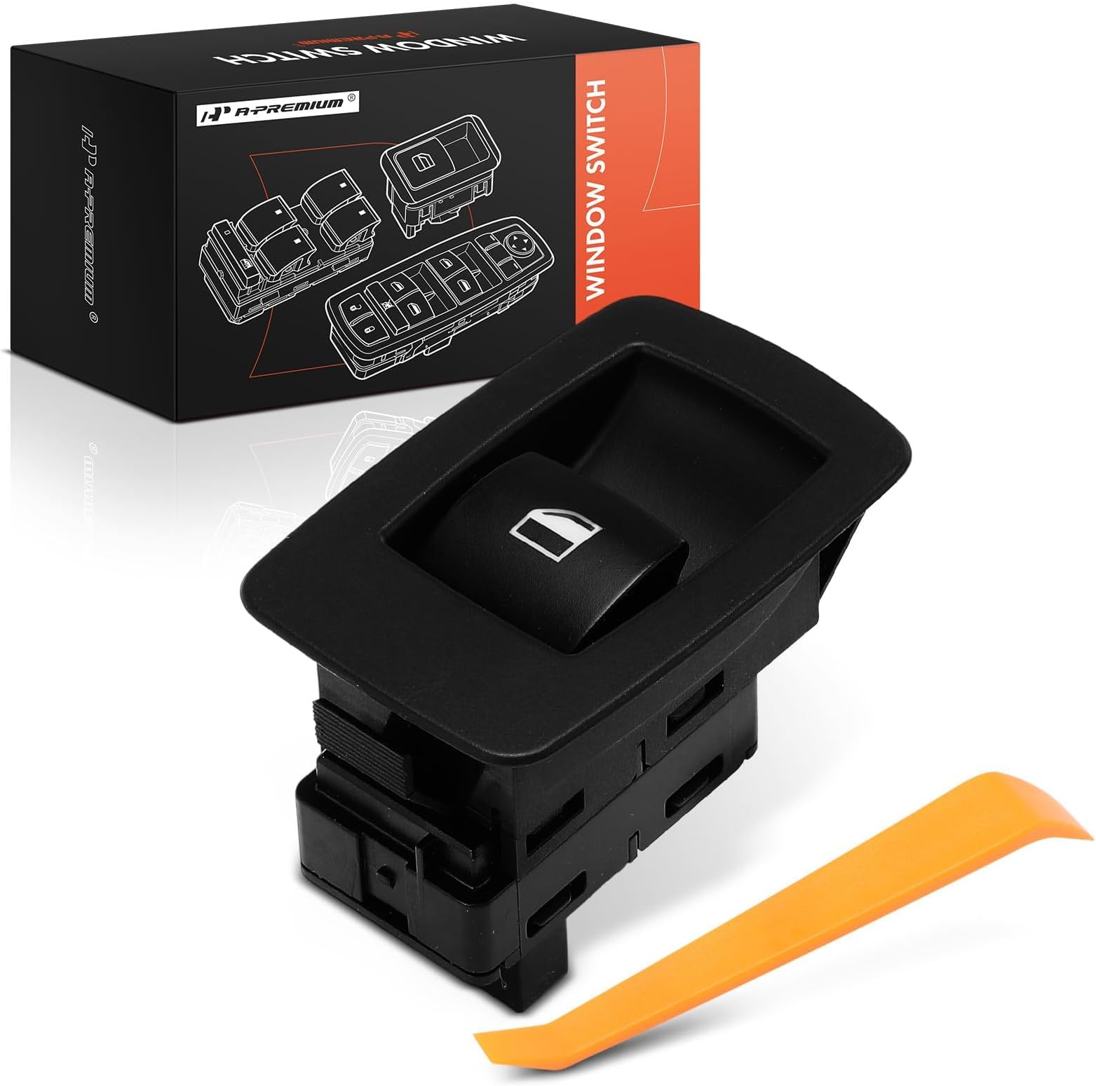A-Premium Power Window Switch Compatible with BMW X3 2004-2010, 528i 2008-2010, 528i xDrive 2009-2010, 528xi 2008, 535i 2008-2010, 535i xDrive 2009-2010, 535xi 2008, 550i 2008-2010