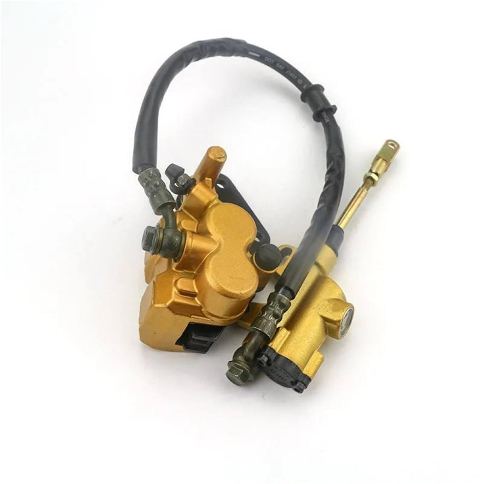 Tylny hydrauliczny hamulec tarczowy, cylinder główny, zacisk hamulca nożnego, dolna pompa hamulcowa, pasuje do motocykli 110–125 cm3, CRF50 70 Pompa hamulca tylnego motocykla Pompa tylnego hamu
