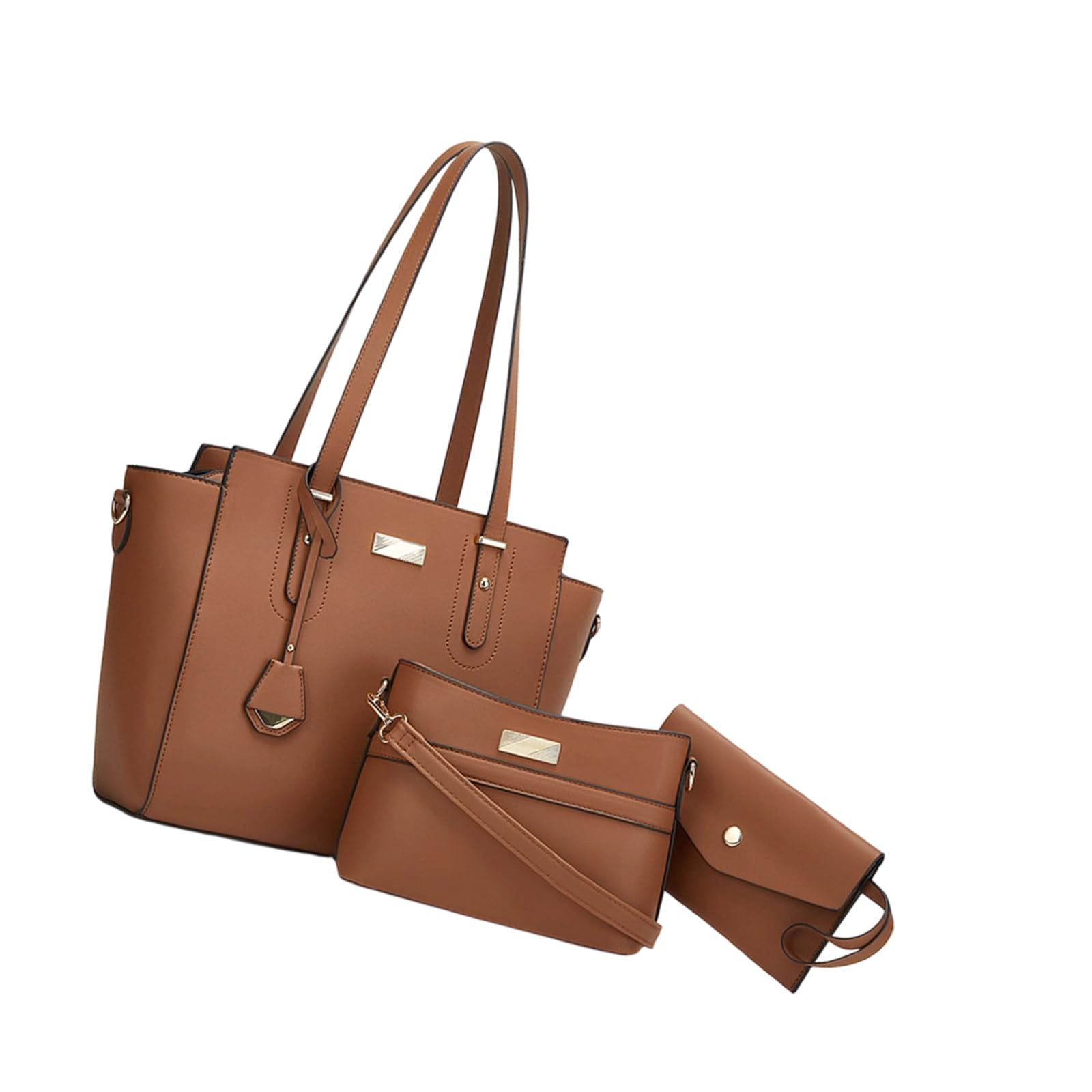 Borsa a tracolla in PU morbido capacità Tasche multiple e tracolla regolabile Borsa a tracolla per uffici e uso quotidiano Lavoro capacità