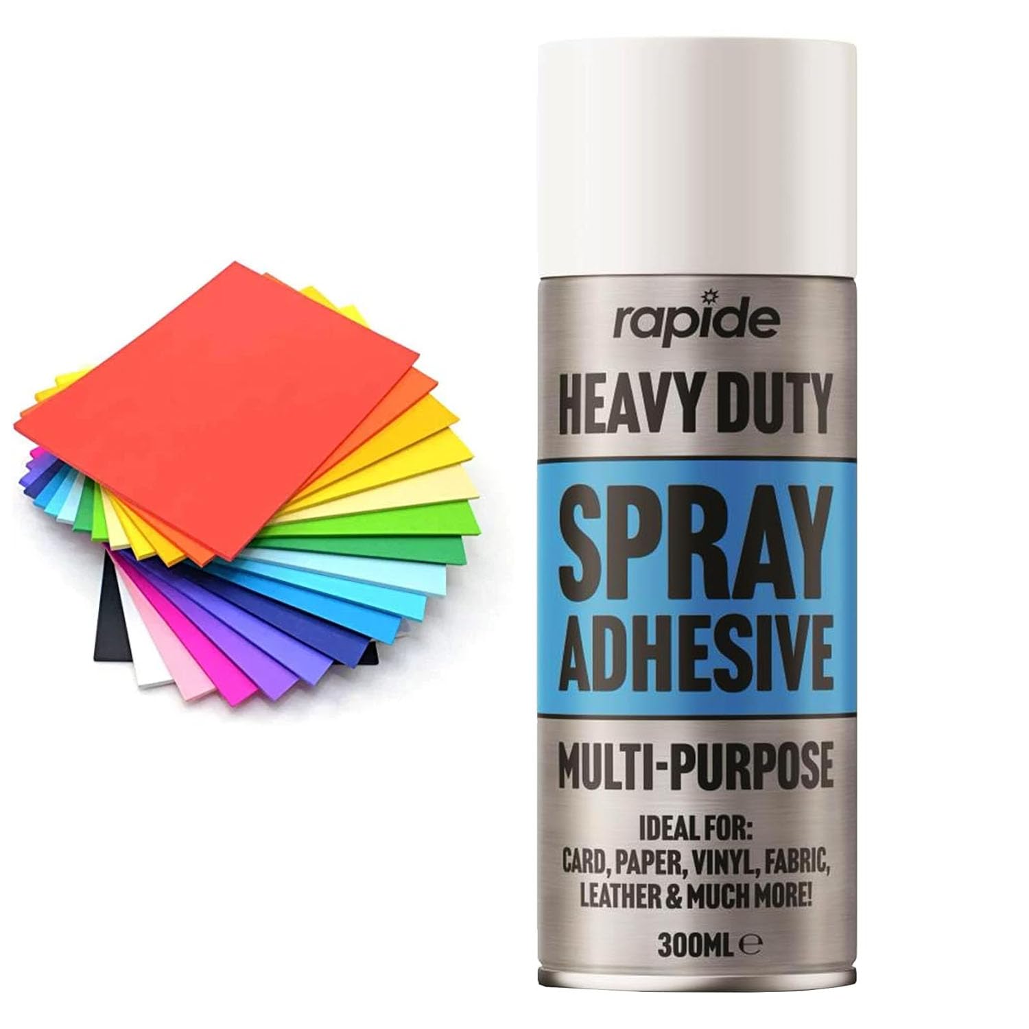 300ml Heavy Duty Multi Purpose Spray Adhesive Ideal For Papers, Card & Fabric (2)