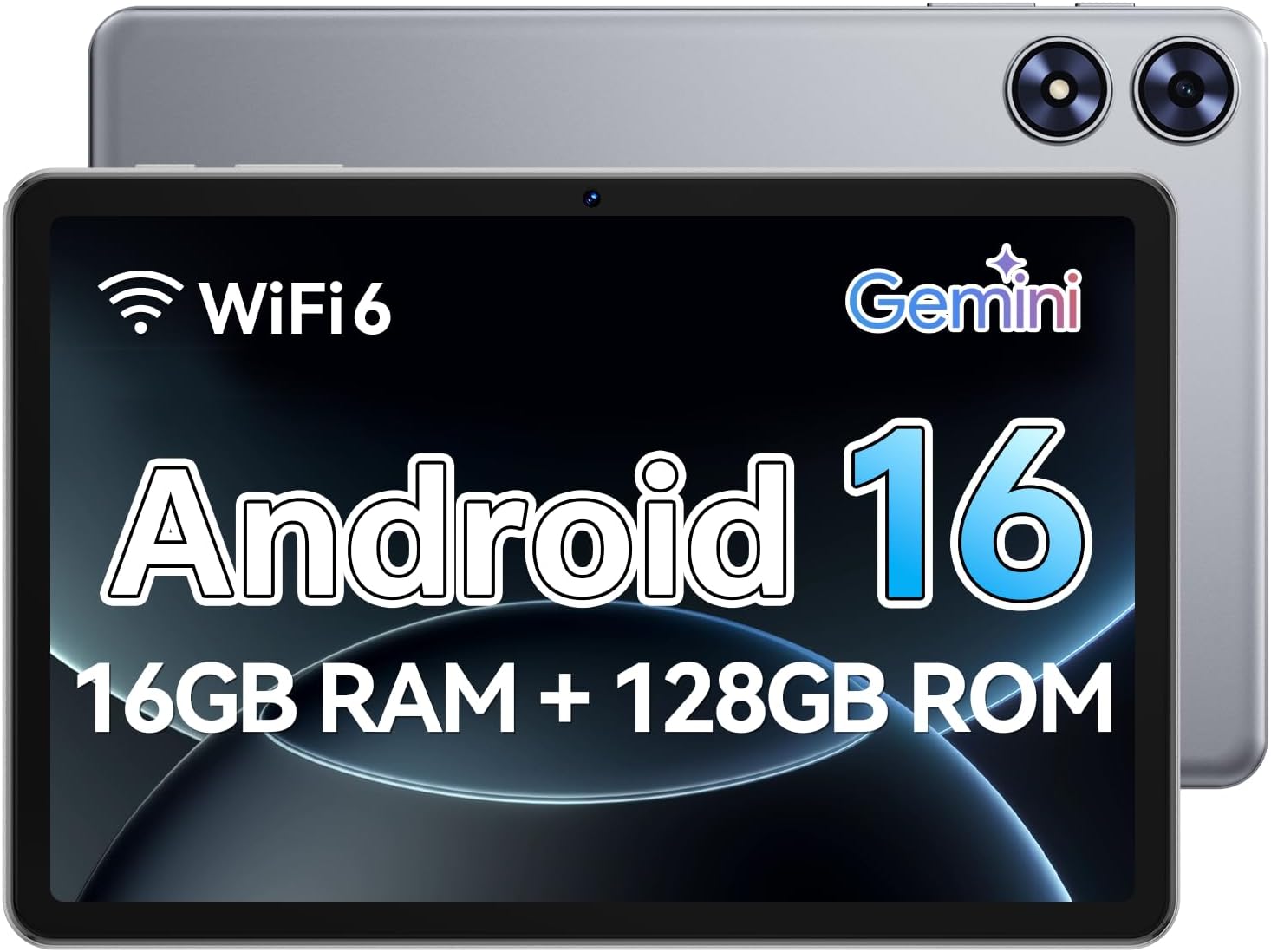 Tablet 10 inch, Android Tablet with Octa-Core Processor, 16GB RAM 128GB ROM 1 TB Expandable, 1280x800 IPS Touch Screen, GPS, 8H Battery, WiFi 6, BT 5.0, 2MP+8MP Dual Camera (Blue)