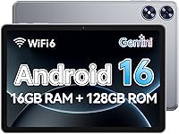 Vista 8 de Tablet de 10 pulgadas, tableta Android con procesador Octa-Core, 16GB RAM 128GB ROM 1 TB expandible, pantalla táctil IPS de 1280x800, GPS, batería