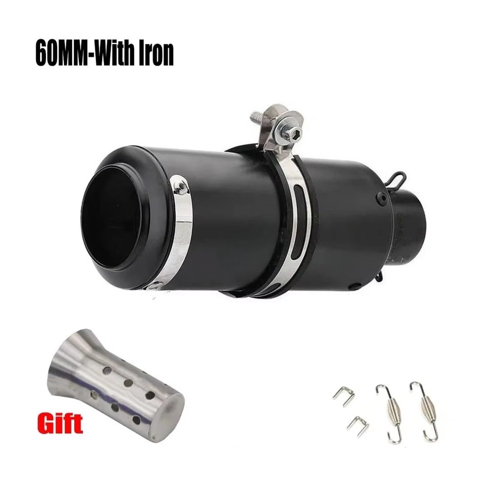 silencioso escape moto Para R1 R2 Para MT07 Para Kawasaki Para Z800 | Para Z900 para Ninja 400 Escape Moto 51MM/60MM tubo de Escape motocicleta modificado(60MM A2)