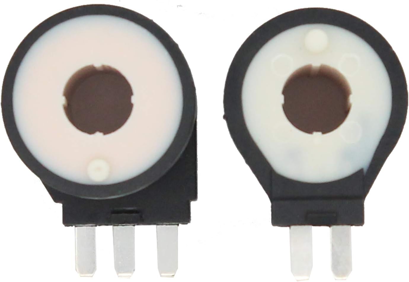 Close-up of the two gas dryer solenoid coils