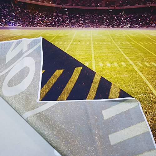 Night Football Field Photography Backdrop 5X8Ft Sport Stadium Photo Booth Background For Party Pictures,Table Decor,Bedroom Hanging Ft-4266 #TOP3