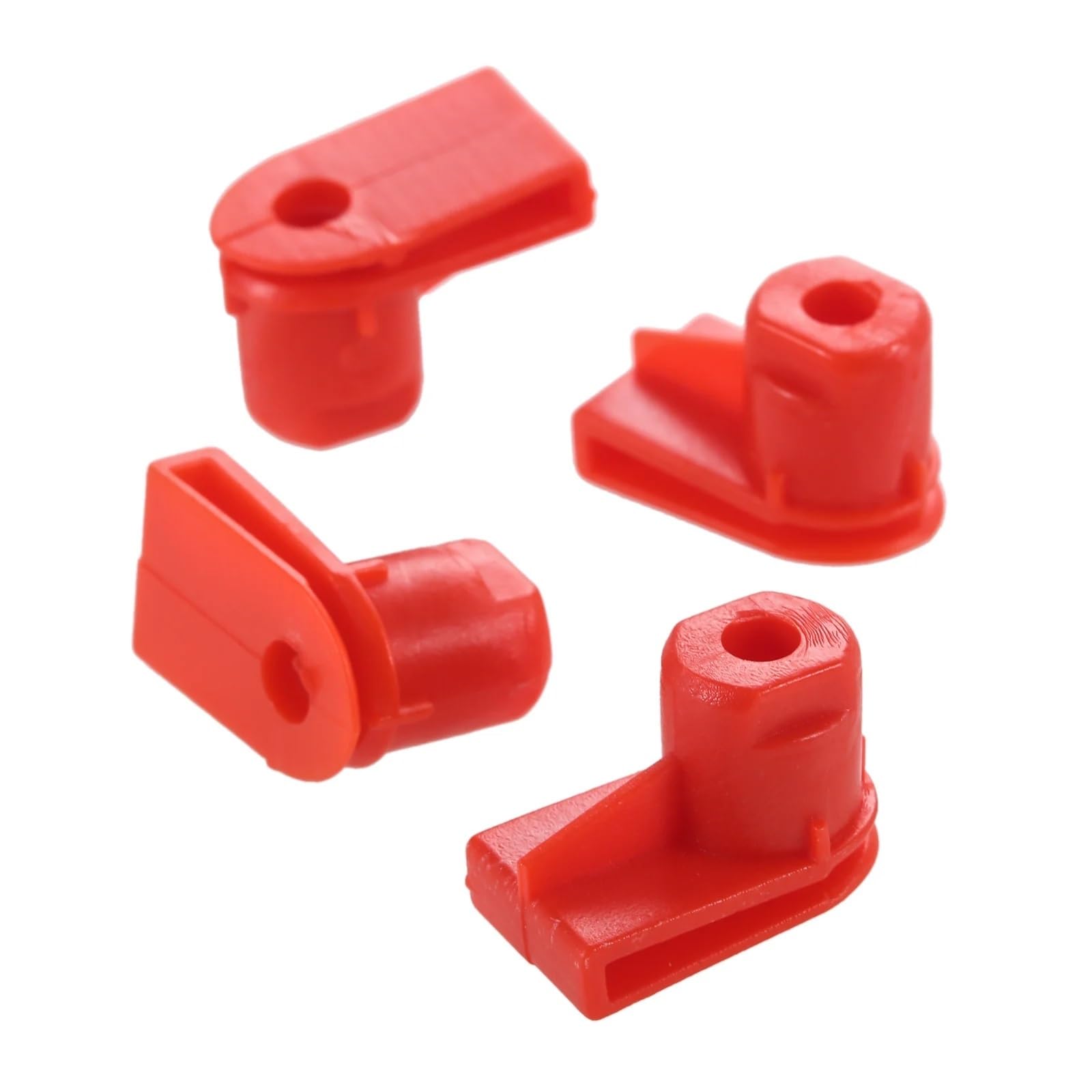 YTQMoreBNZ 10pcs Red Bumper Clips Plastic Wing Mounting Grommet Nuts Screws Model 446705 For Vauxhall Opel Part Number 1404969