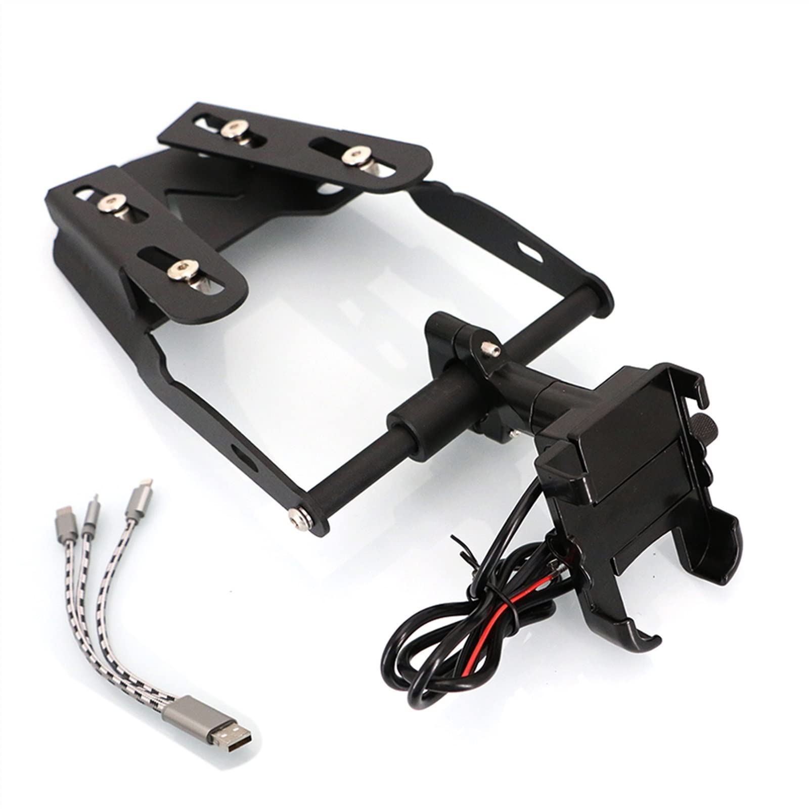 Support de téléphone anti-vibration moto barre navigation Versys X300