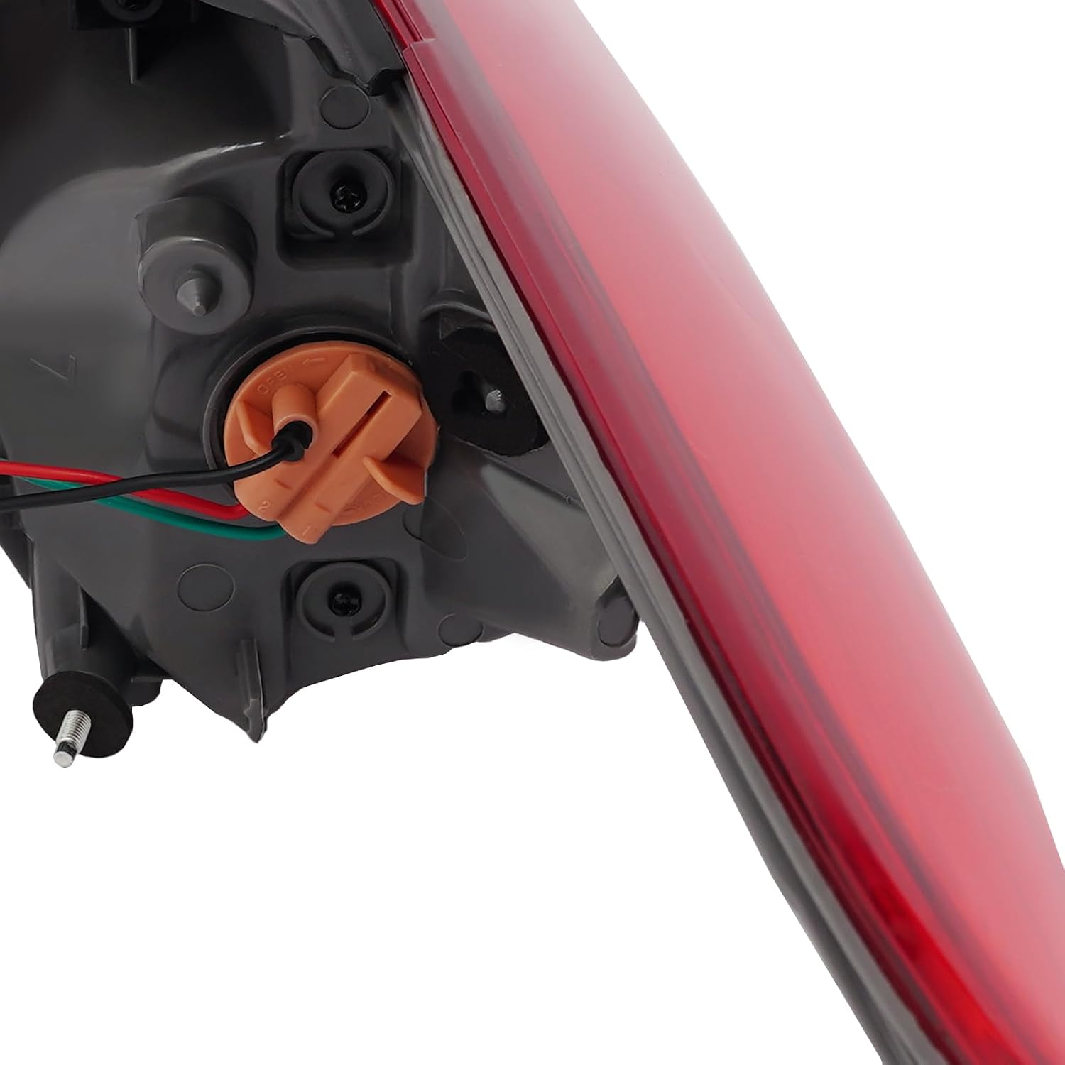 Halogen Tail Light Assembly for Hyundai Elantra 2011 2012 2013 Left Driver Side Rear Outer Tail Light Replacement w/Wiring Harness Black Housing 924013Y000 HY2804119 (Left Driver Side)