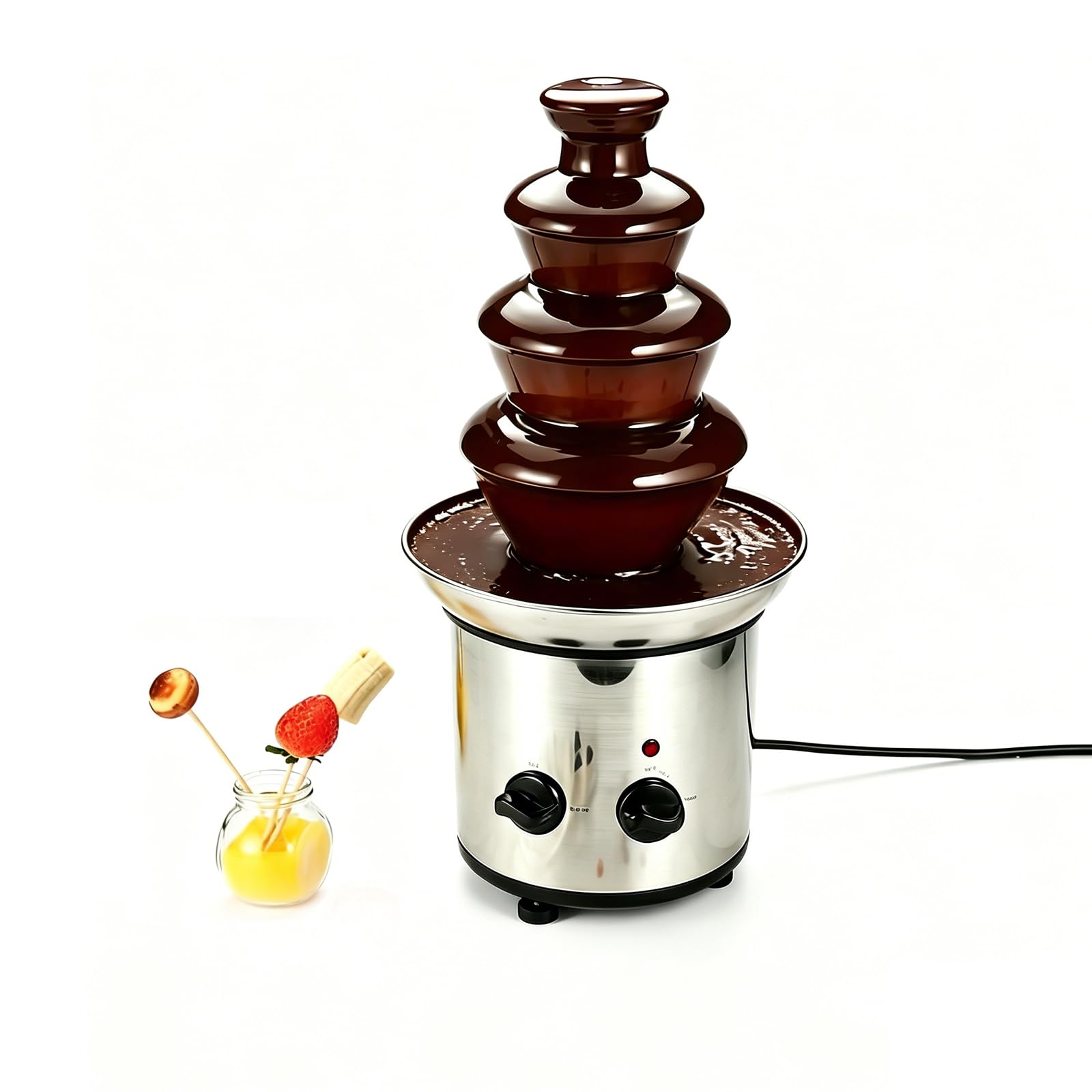 Máquina De Fuente De Chocolate De 4 Niveles, Juego De Fabricante De Fondue