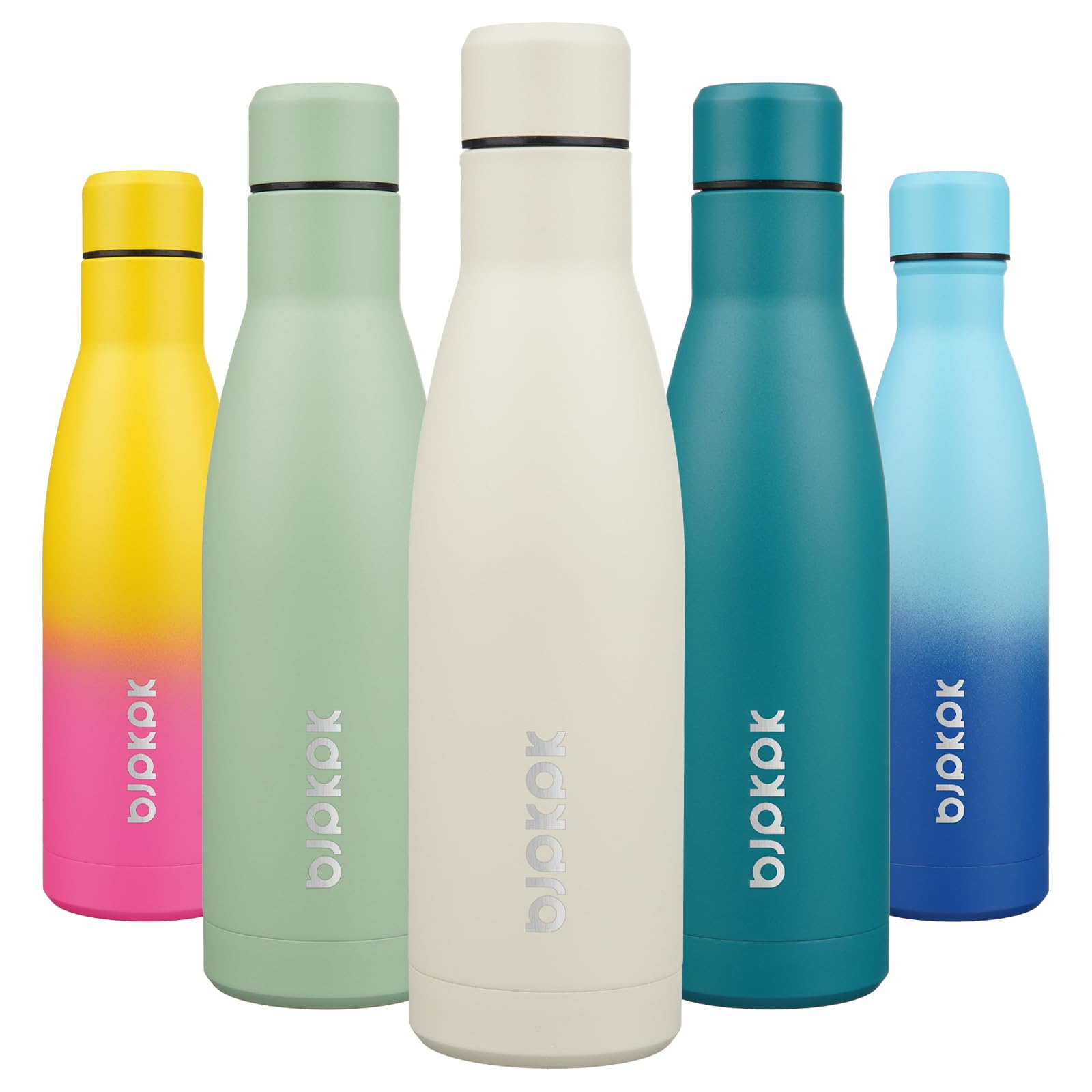 BJPKPK 17oz Insulated Water Bottles Stainless Steel