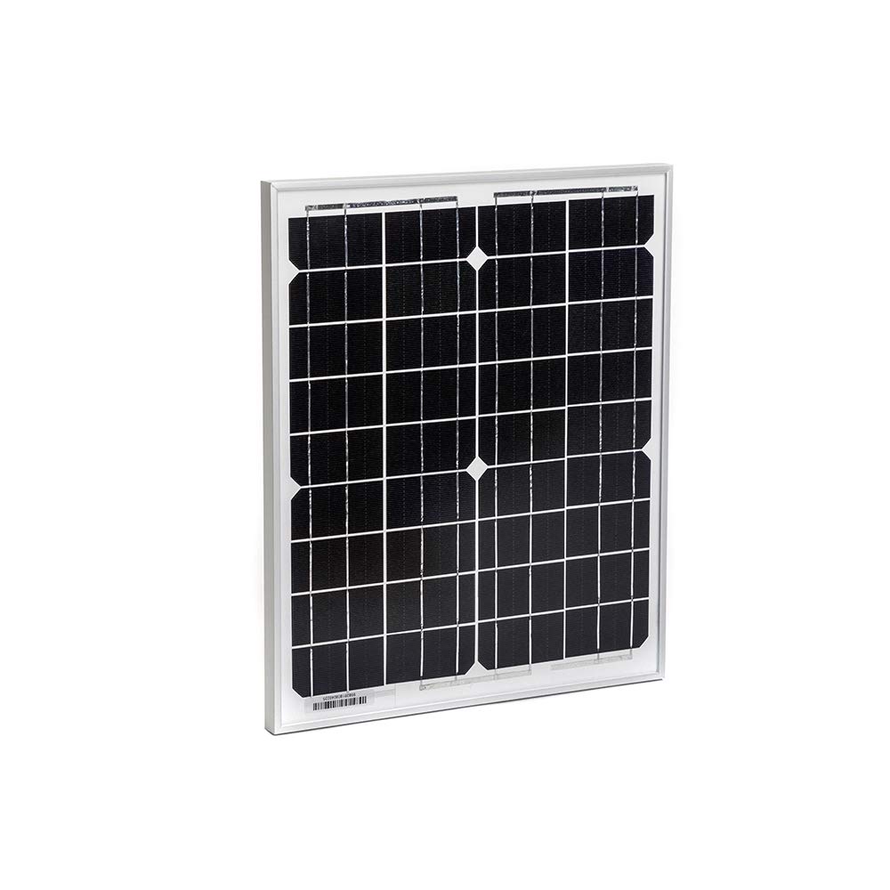 Solarkontor 30 Watt Solarmodul SK30MONO - Solarpanel 12V Monokristalline Solarzellen (30W)