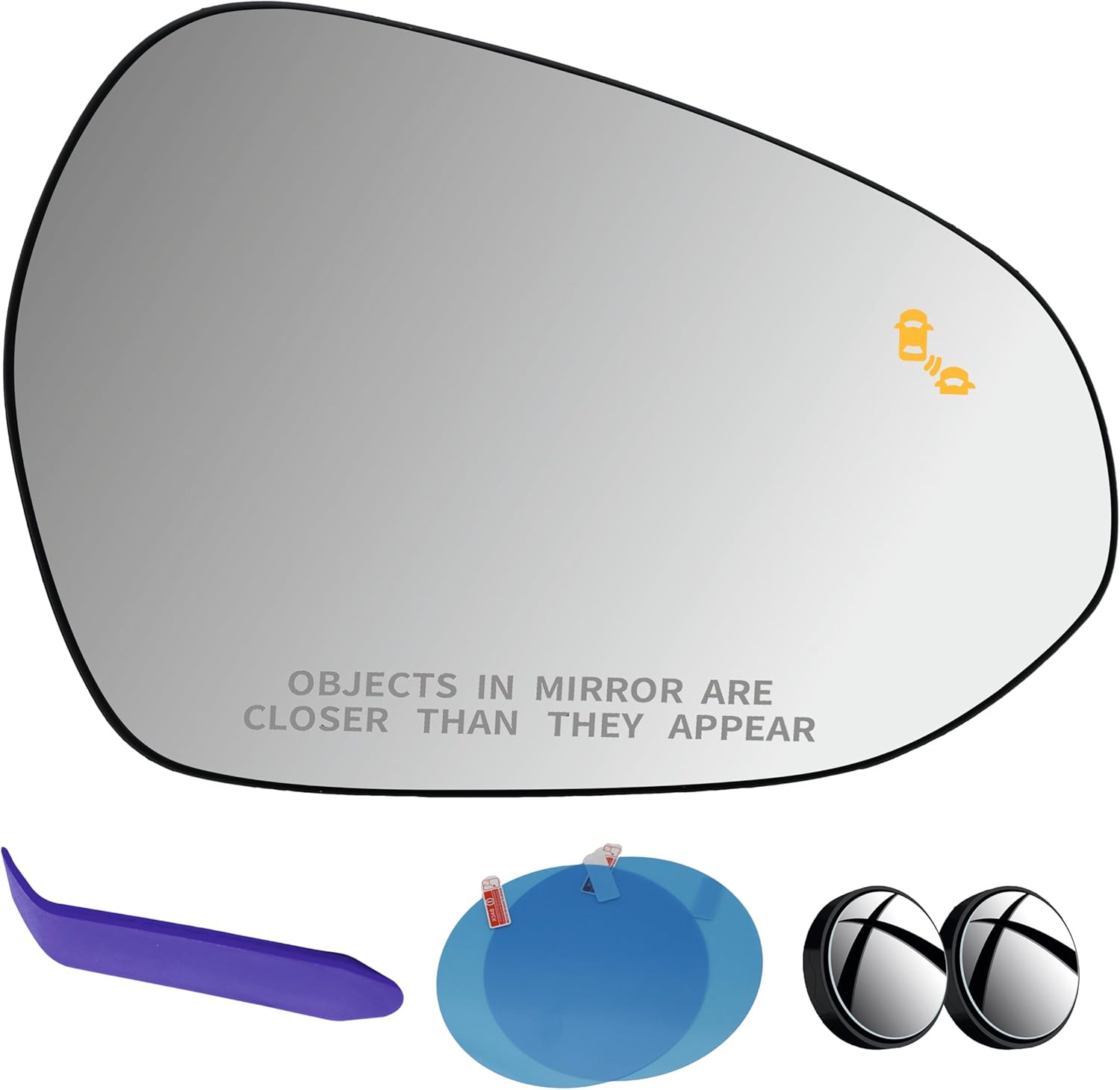 EAP Passenger Side Mirror Glass Compatible with Kia K5 2020-2026, Heated with Blind Spot 87621L3020