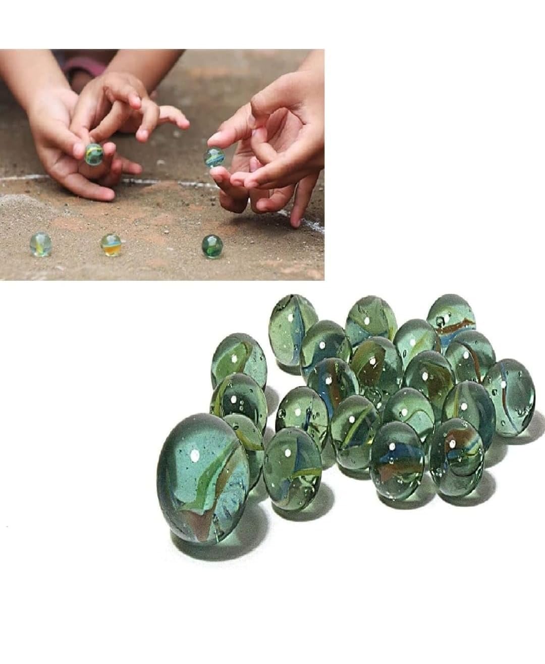 TOYSFAST Combo (50 Pcs kanche + 2 PCS Gulel Toy) Slingshot Toy with Glass Marble kanche(GDT) 2