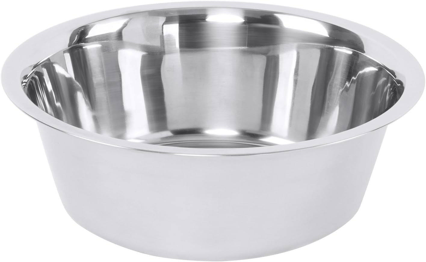 BESTLE Large Dog Bowls - 108 oz Stainless Steel Dog Bowls Set with No Spill Non-Skid Silicone Mat Pet Bowls for Food and Water Feeder Bowls for Medium to Large Dogs (Black)
