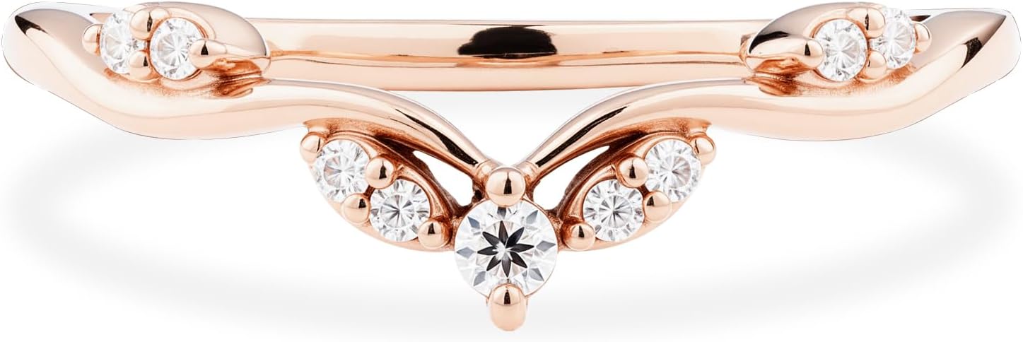 Eternity Ring for Women, 925 Sterling Silver Engagement Rings Stacking Ring Top Grade Moissanite Wedding Bands Promise Rings for Her Size 3-10