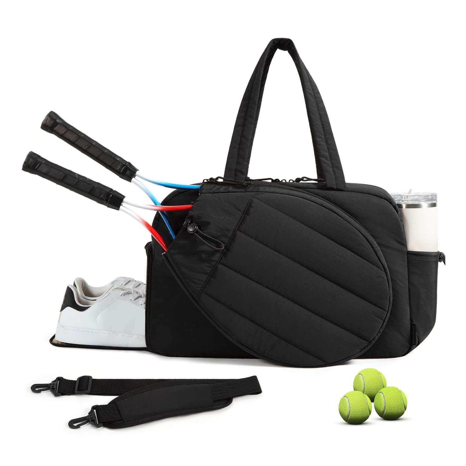 Tosuny Badminton Schlägertasche Schuhfach Wasserdicht Badminton Tasche für Sportfans