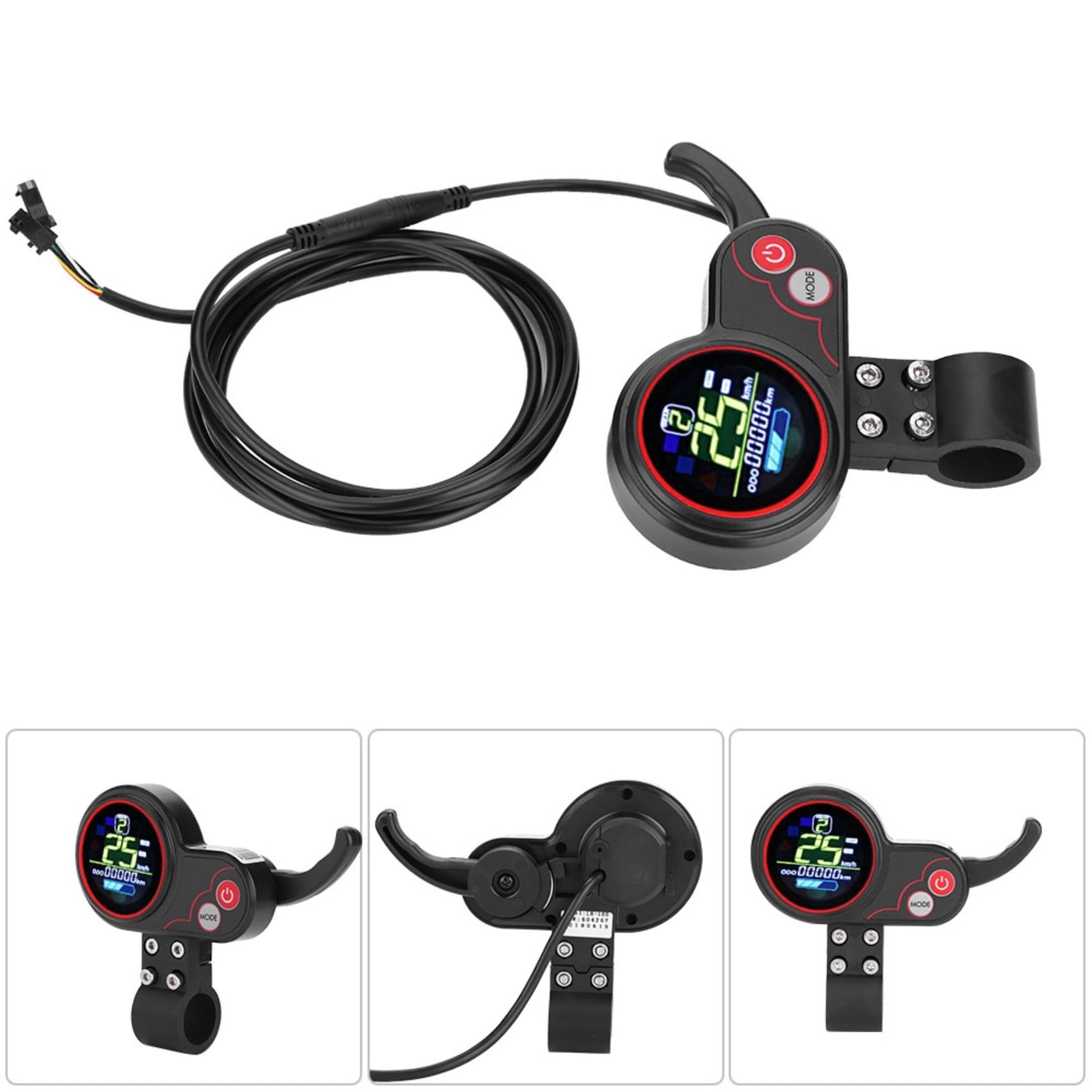 Controlador De Motor Sin Escobillas, 36V-48V 350W Panel De Pantalla LCD A Prueba De Agua Kit De Controlador De Scooter De Bicicleta Eléctrica para Bicicleta Eléctrica Scooter Velocidad Parte