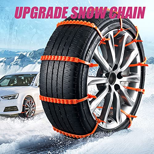 20Pcs Reusable Anti Snow Chains Of Car，Universal Adjustable Emergency Portable Snow Tire Chains For Car Suv Pickup Trucks Car Snow Chains Non-Slip Cable Tie，Adjustable Zip-Tie #TOP1