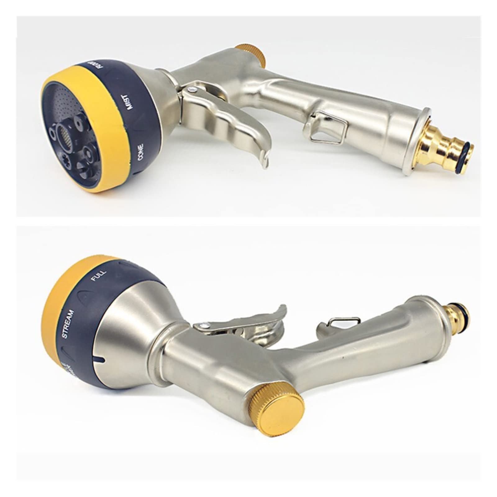 Boquilla de manguera for lavadora de coche, rociador de agua de Metal de alta presión, herramientas de limpieza for riego de jardín y hogar ，Pistolas para mangueras