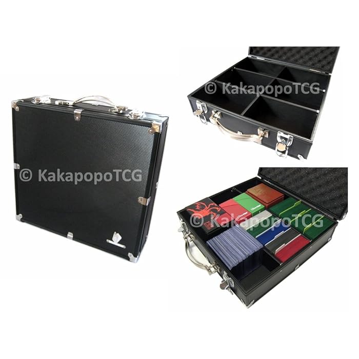 Buy KakapopoTCG Black Kaiba's Briefcase Lockable Storage Carry Case for