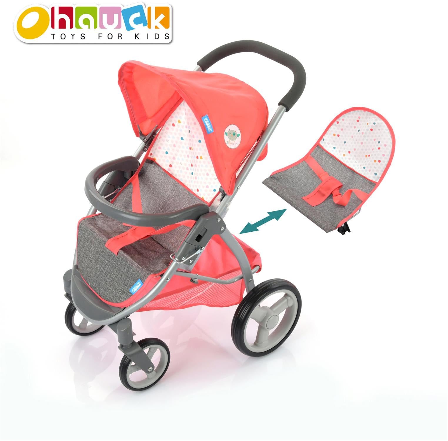 Trona Bebe Juguete Trona Para Muñecas Hauck Con Bandeja Comedor