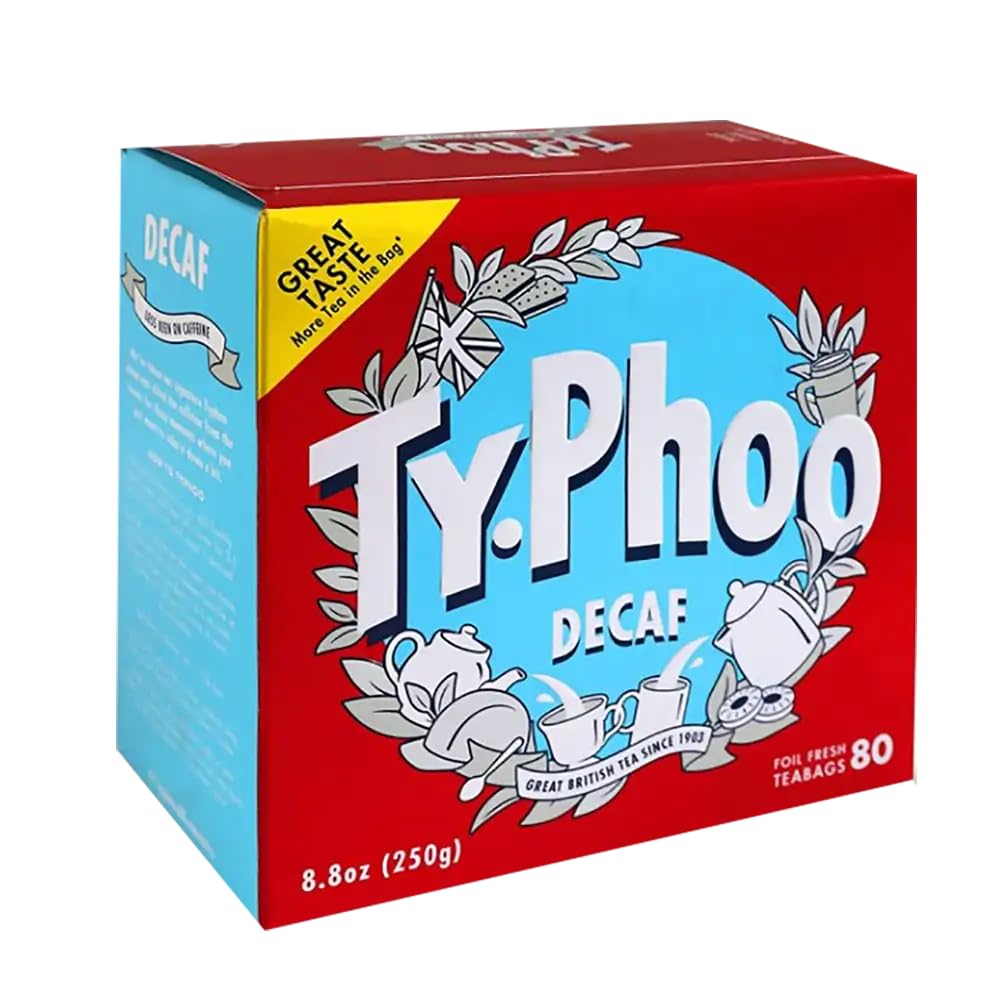 TYPHOO Typhoo Decaffeinated, 80 CT
