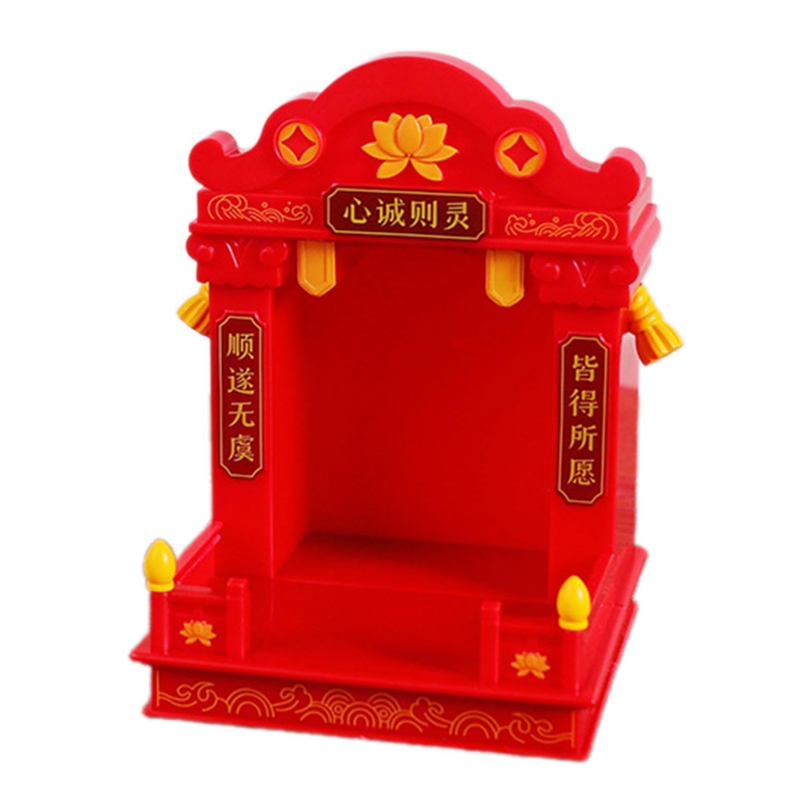 Statue de Bouddha sur étagère pour créer un coin zen au salon
