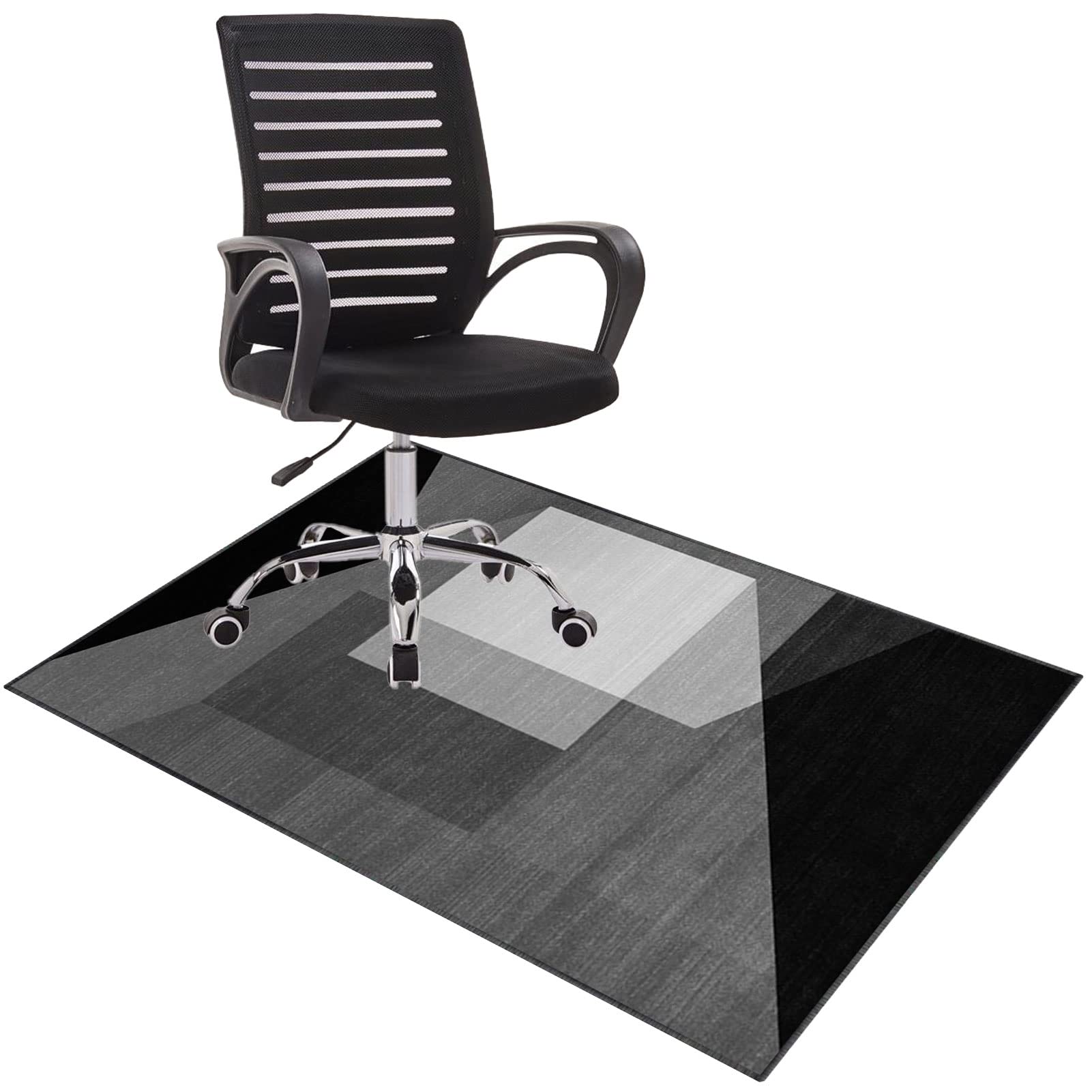 EYZO Office Chair Mat - Protects Hardwood & Carpeted Floors - Anti-skidding - 100 × 140 cm