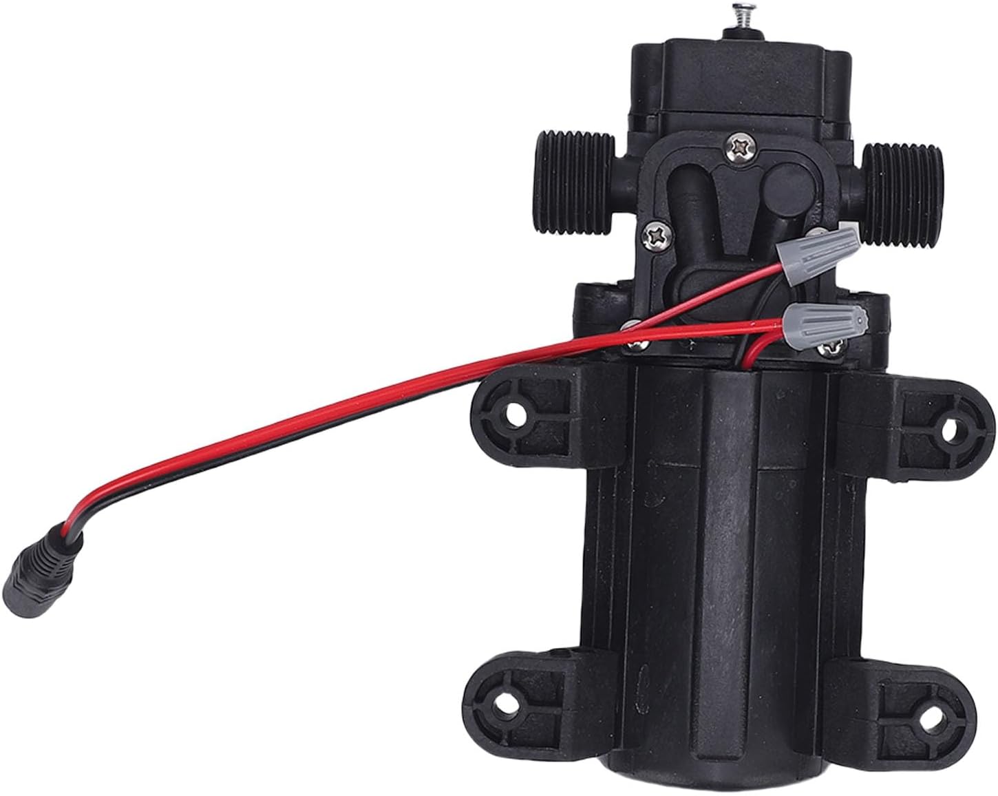 Self Priming Sprayer Pump, Plastic, High Power 72W for Large Scale Irrigation, Ideal for Cars and Boats (US Plug)