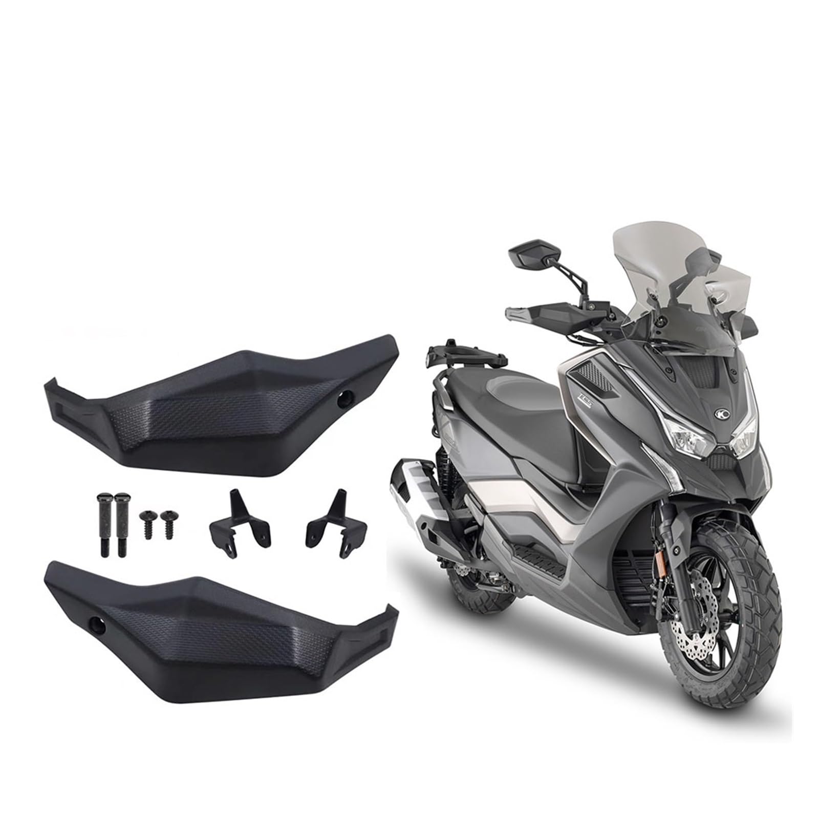 Motocicleta Guardamanos Protector Protectores De Mano para Manillar Motocicleta, Manos para KY&MCO DTX360 DTX 360, Escudo Protector