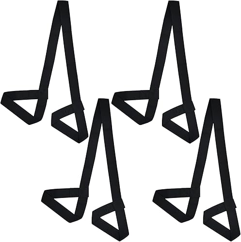XYQMLY 4 correas para esterilla de yoga, correa ajustable para esterilla de yoga, correas de transporte para yoga