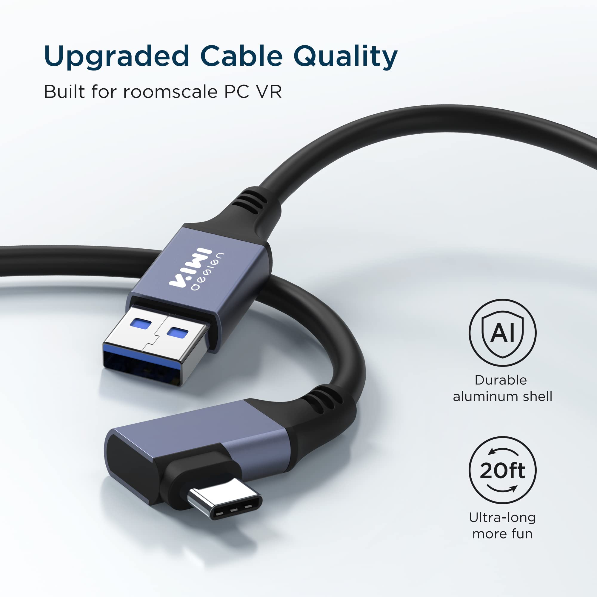 Buy KIWI design Link Cable Compatible for Oculus Quest 2 and Quest 1 to