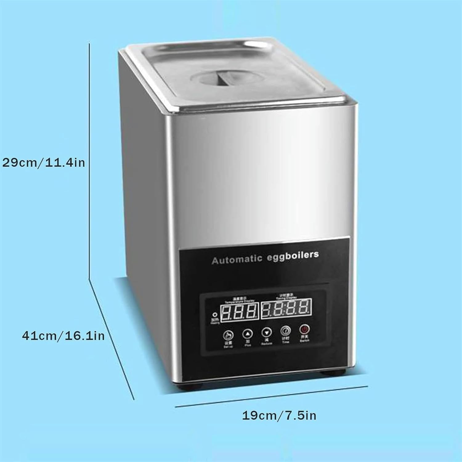 50Pcs Large Capacity Egg Cooker,Hot Spring Egg Cookercommercial, Large Capacity Automatic Half-Boiled Egg Soft-Boiled Egg Machine, Electric Egg Cooker, Temperature Contro