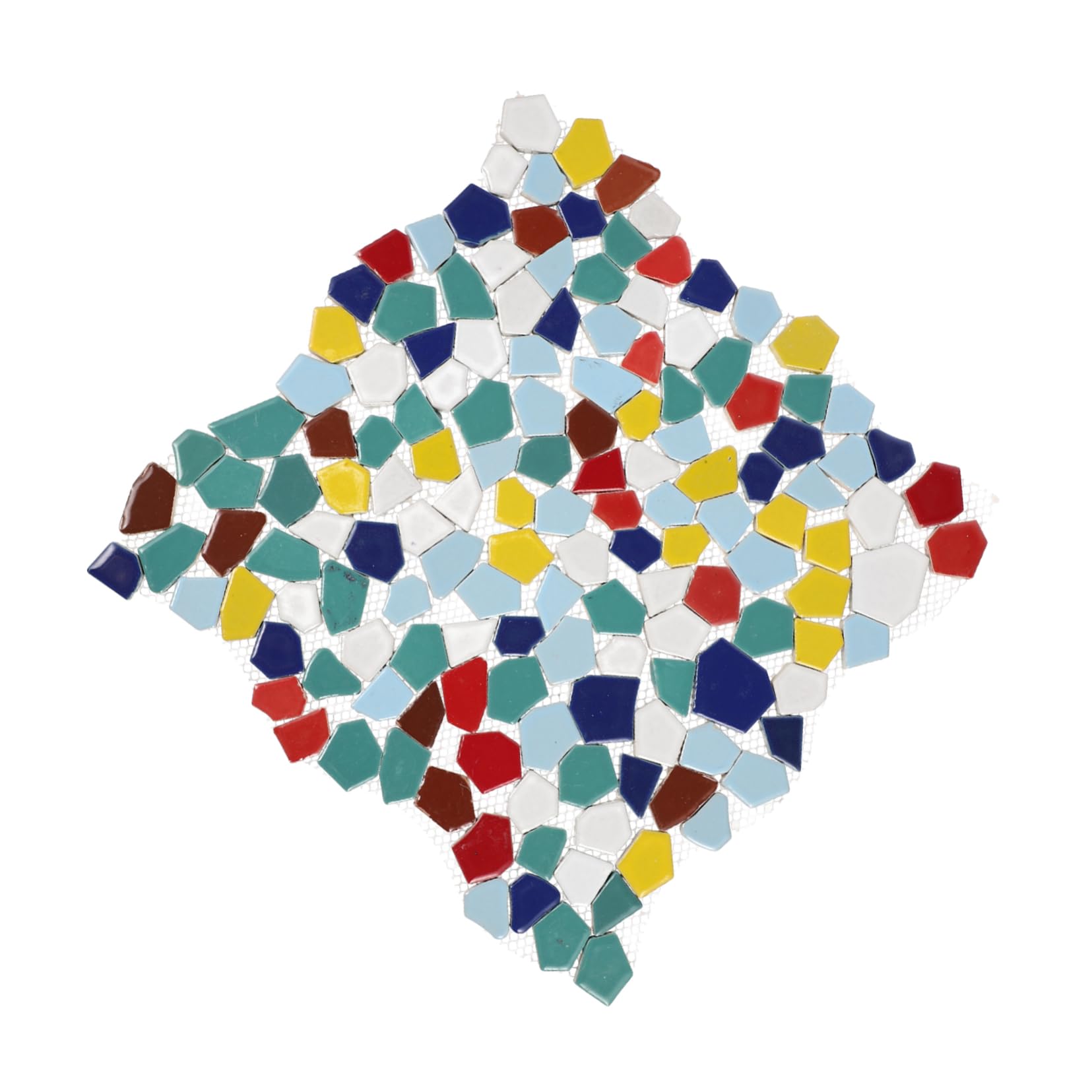 Piezas de Mosaico de Cerámica Irregulares para Manualidades, Material Seguro, Bordes Uniformes, Adecuado para Jardín y Hogar