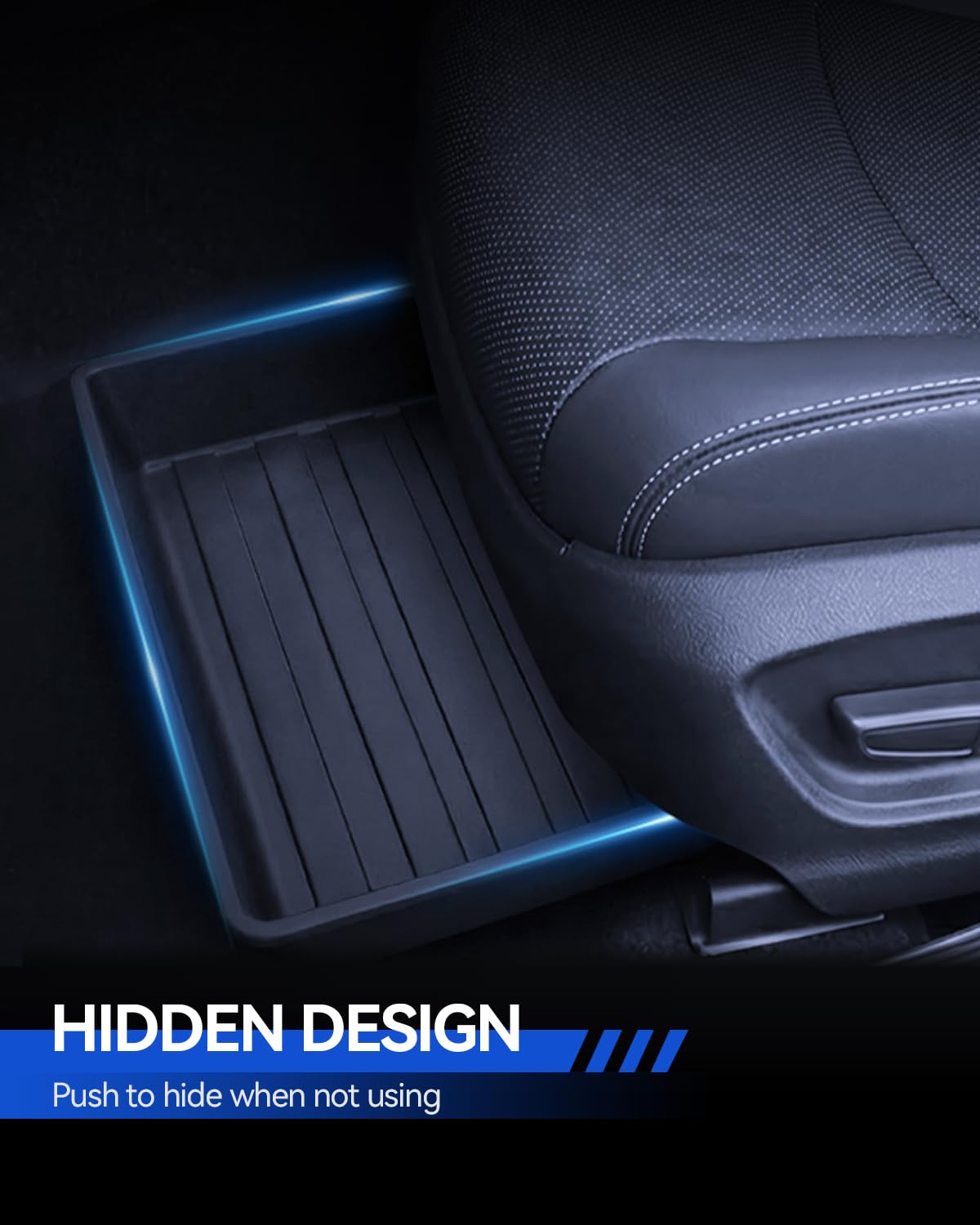 2 unidades organizador de sillas para Toyota Corolla 2025-2026 E210, caja de almacenamiento debajo del asiento delantero, bolsillo oculto, Corolla Fach Sedan Hatchback Touring Sports Accesorios