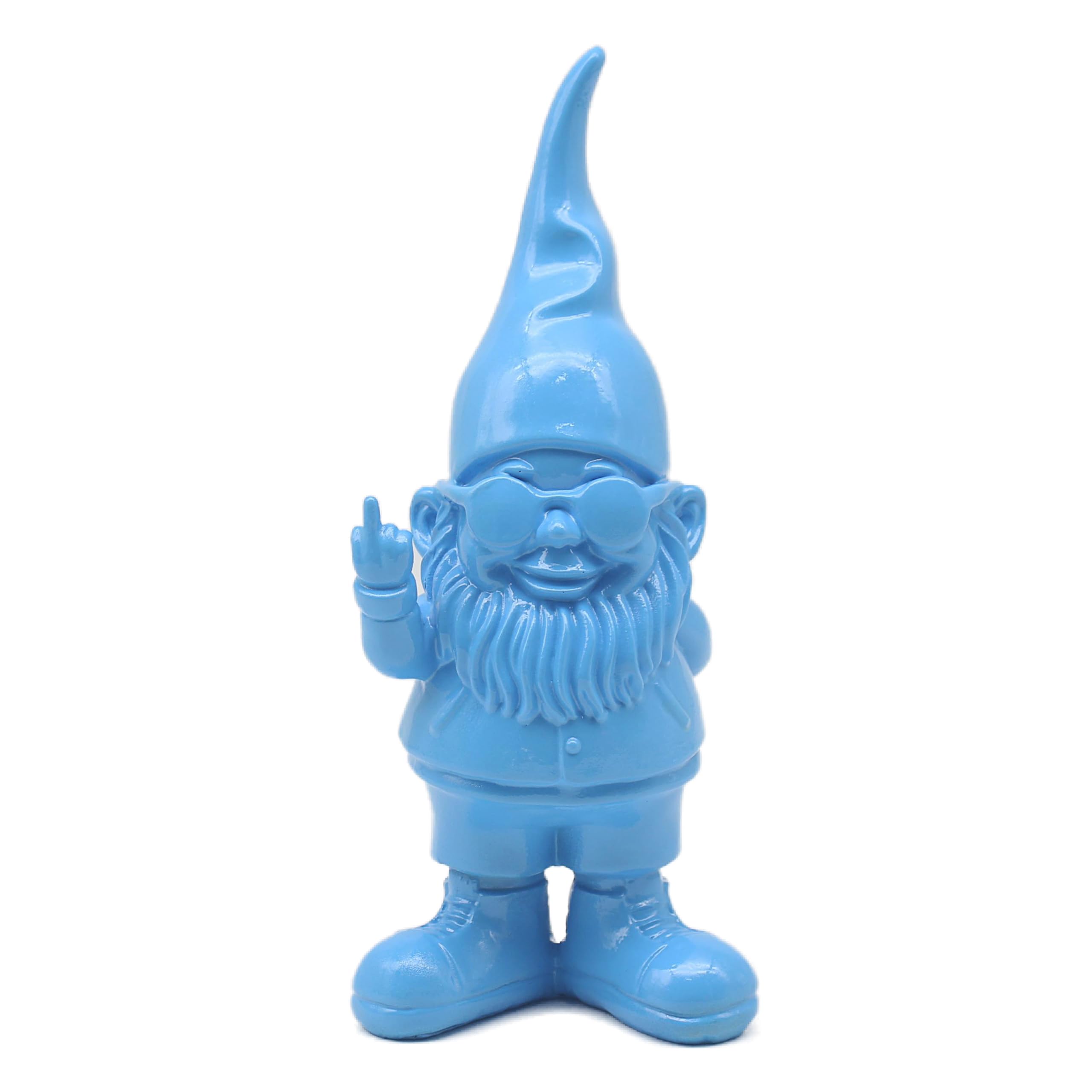 Lesser & Pavey Gnomes Home Decor Figurines & Ornaments For Home & Office | Decorative Home Accessories Statues For Indoor & Outdoor | Lovely Gifts for Women & Men Swearing Blue 20 Cm