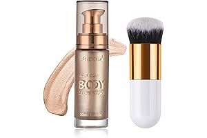 Waterproof Bronze Shimmer Oil - Hydrating Body Glow - Long-Lasting, Smudge-proof Makeup