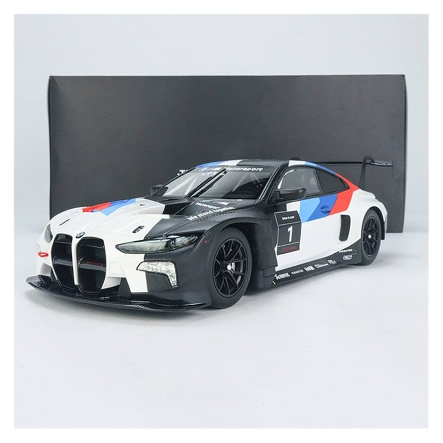 新品✨ミニチャンプス 1/18 BMW M4 GT3 テストカー バージョン1 1/18 Top Speed 2021 BMW M4 GT3 #1 Presentation Car Resin Car