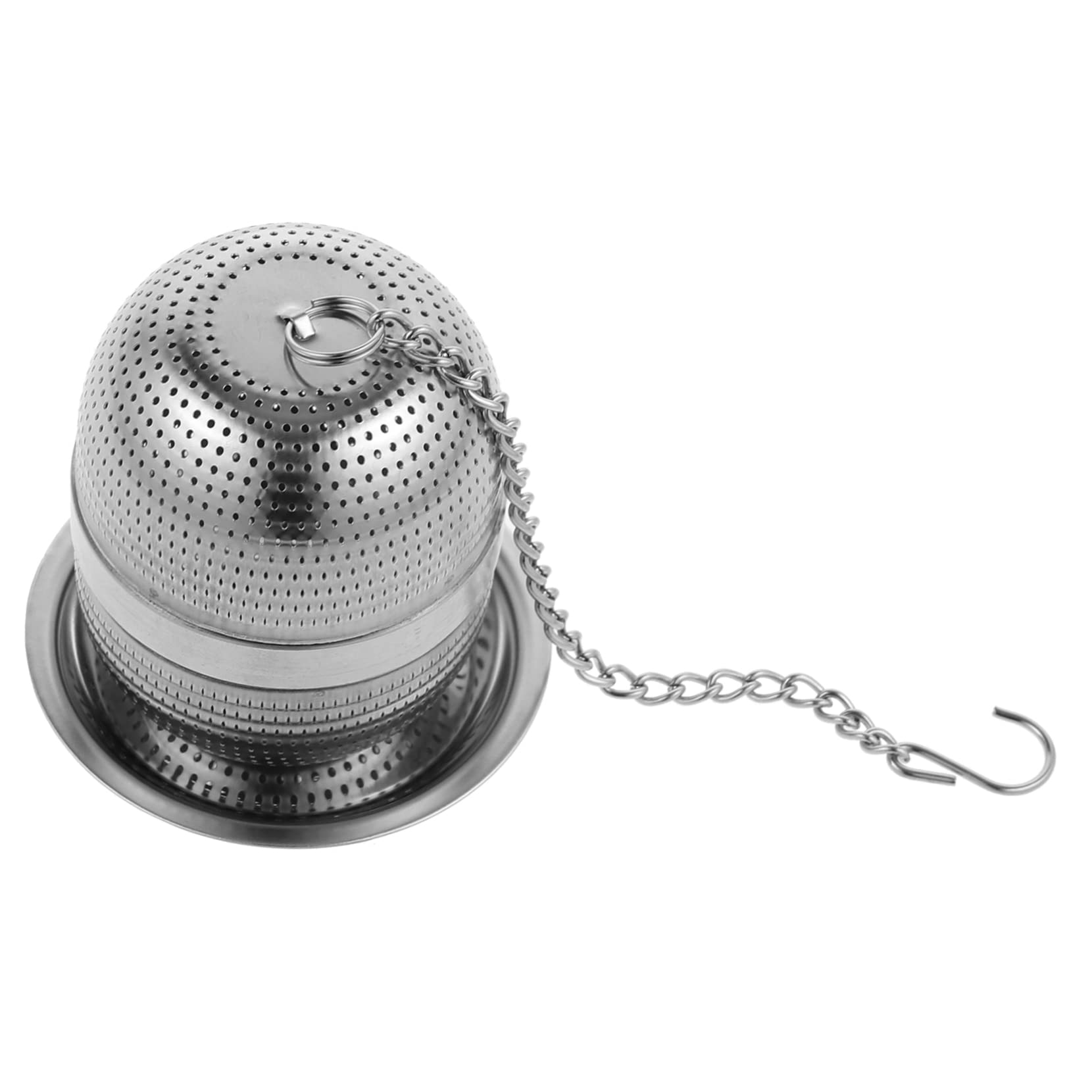 PRETYZOOM 4stücke Teefilter Edelstahl Teeball Infuser Mit Abtropfschale Kleiner Teesieb Für Losen Tee Praktischer Teestrainer Für Zuhause Und Büro