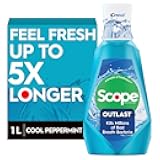 Scope Outlast Mouthwash, Long Lasting Peppermint, 1 L (SG_B019FGCOW6_US)