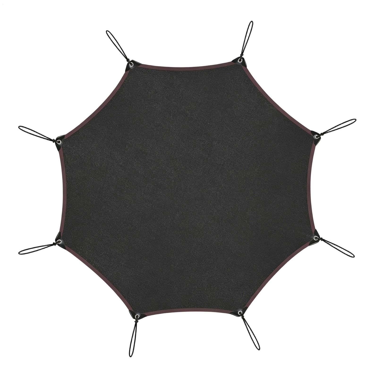 Trampoline Cover, 8 Poles Trampoline Sunshade Cover for 10ft/12ft/14ft, Sun Protection, Water Resistant & Dust Proof Top Shade for Outdoor Backyard Playground Accessories