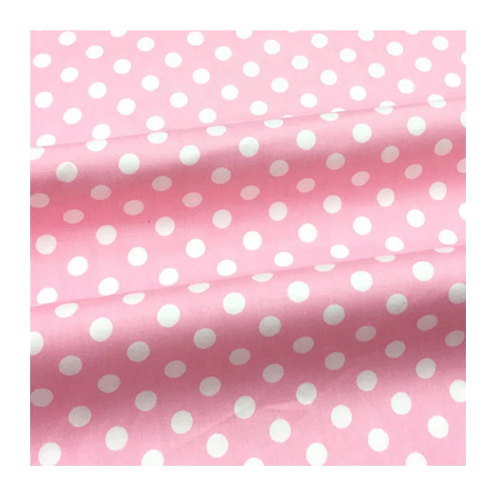 HKSDKABOP Cotton Polka Dot Fabric Dress Home Decor Multicolor 50cm(Color 15)